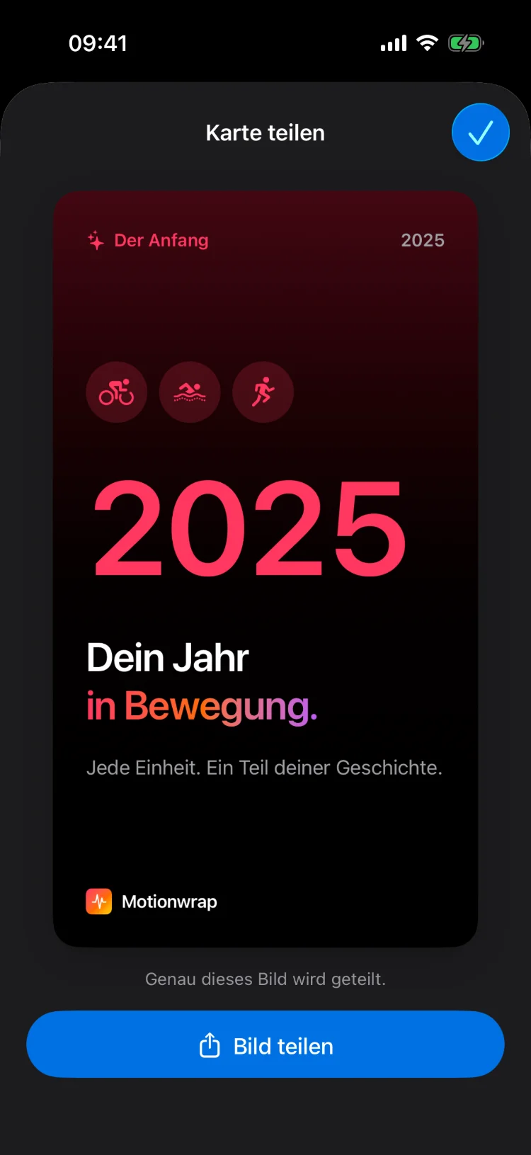 Mit einem Tipp in deiner Story.